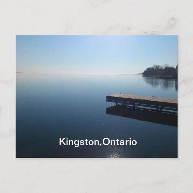 Kingston lake,Ontario Postcard (Front)