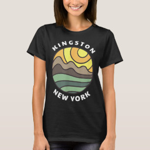Kingston New York Ny Mountain Vacation Souvenir T-Shirt