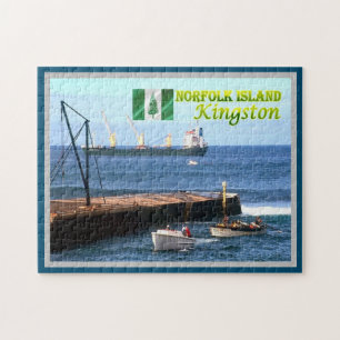Kingston - Norfolk Island - Sea View - Jigsaw Puzzle