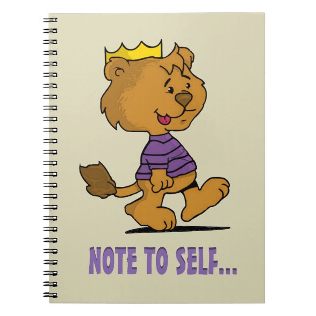 Kingston | The Cubby Lion Notebook (Front)