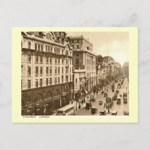 Kingsway, London, England Vintage Postcard