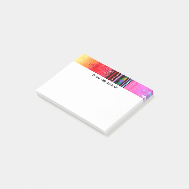 KiniArt Abstract Art Post-it Notes (Angled)