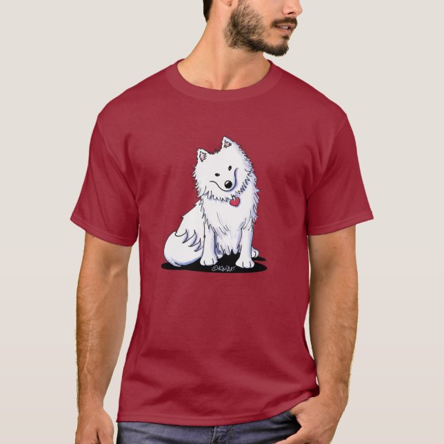 KiniArt American Eskimo T-Shirt (Front)