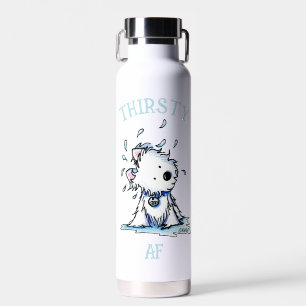 KiniArt Aquarius Westie Water Bottle