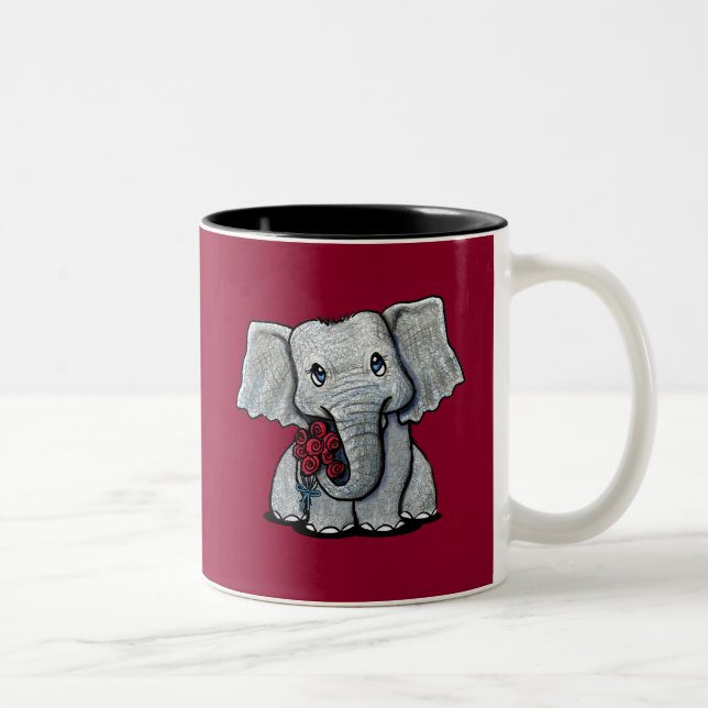 KiniArt Baby Elephant Mug (Right)