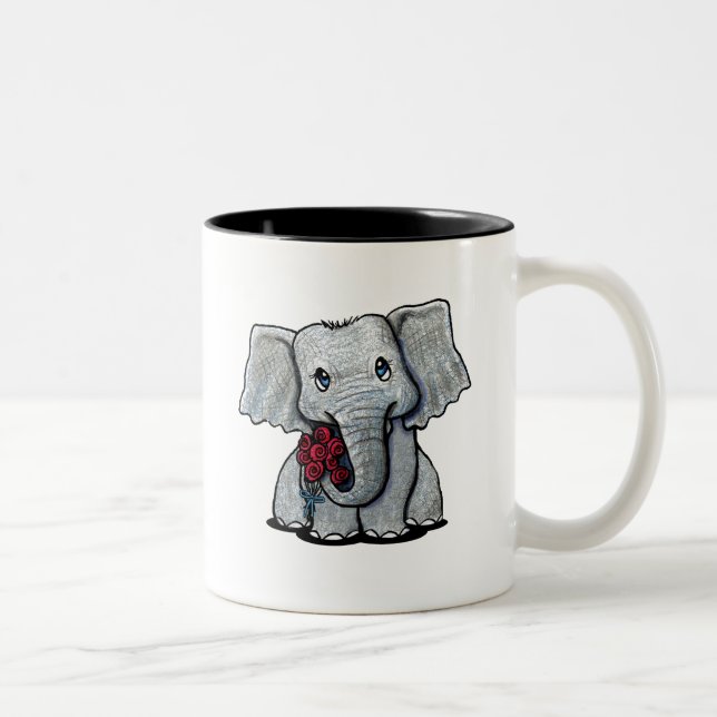 KiniArt Baby Elephant Mug (Right)