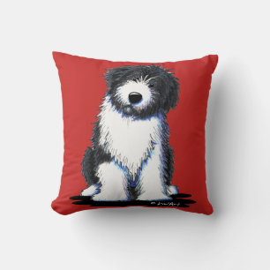 KiniArt Bearded Collie Cushion