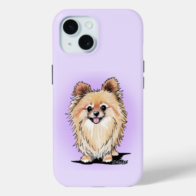 KiniArt Bella Pom Case-Mate iPhone Case (Back)