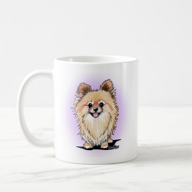 KiniArt Bella Pom Coffee Mug (Left)