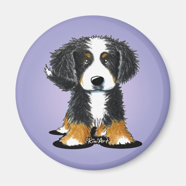 KiniArt Bernese Mountain Dog Magnet (Front)