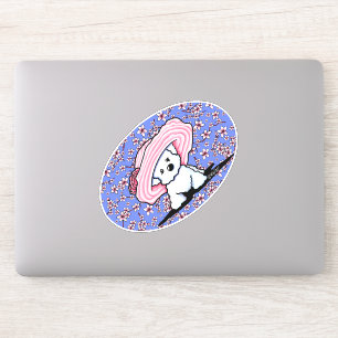 KiniArt Bichon Belle Vinyl Sticker