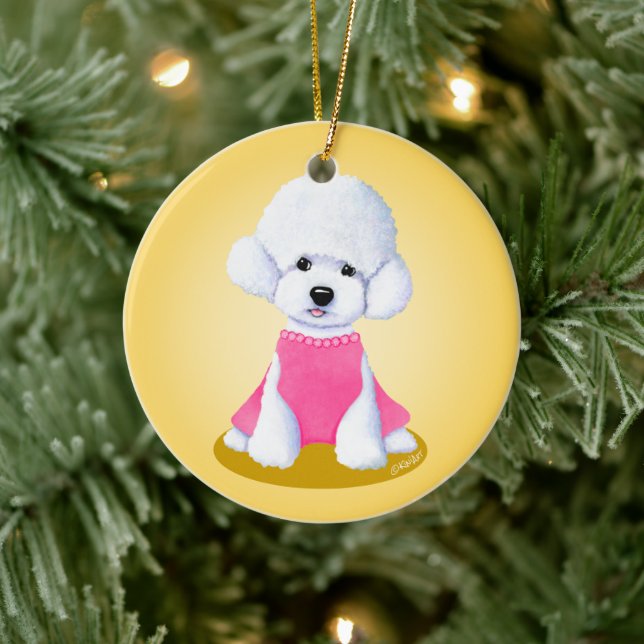 KiniArt Bichon Frise Ornament (Tree)