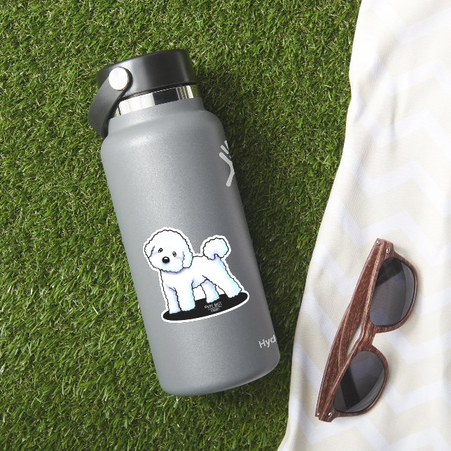 KiniArt Bichon Frise Vinyl (HydroFlask Insitu)