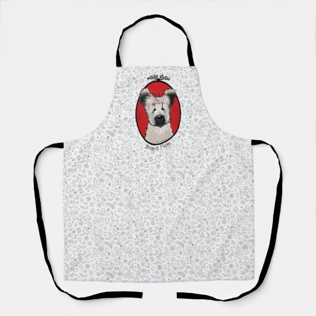 KiniArt Briard Apron (Front)