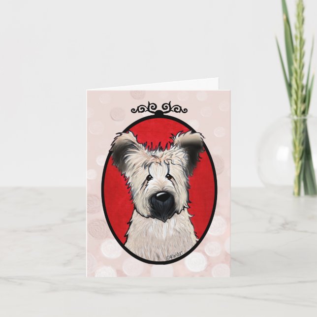 KiniArt Briard Card (Front)
