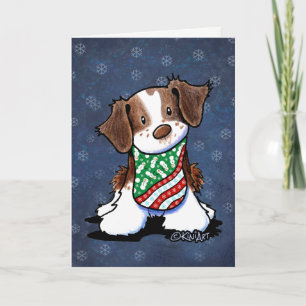KiniArt Brittany Christmas Card