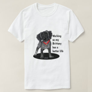 KiniArt Brittany Dog T-Shirt
