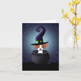 KiniArt Brittany Witch Halloween Card