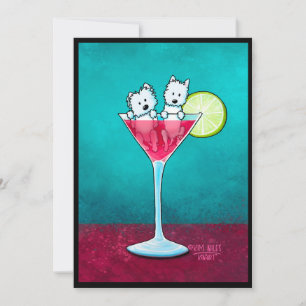 KiniArt Cosmopawlitan Westies Invitation