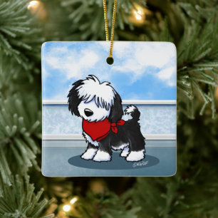 KiniArt Cutieface Havanese Ceramic Ornament