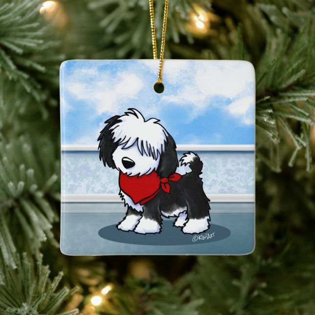 KiniArt Cutieface Havanese Ceramic Ornament (Tree)