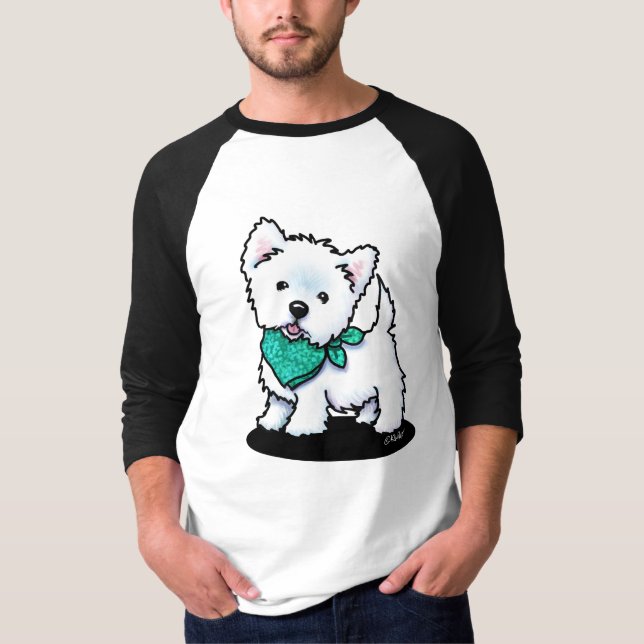 KiniArt Cutieface Westie T-Shirt (Front)