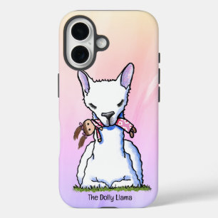 KiniArt Dolly Llama iPhone 16 Case