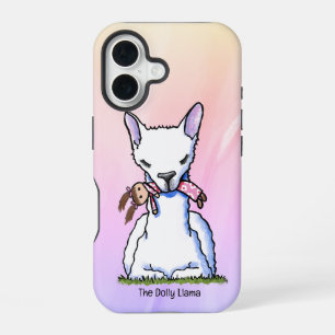 KiniArt Dolly Llama iPhone 16 Case