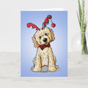 KiniArt DoodleMoji Reindeer Christmas Card