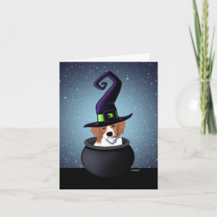 KiniArt French Brittany Halloween Card