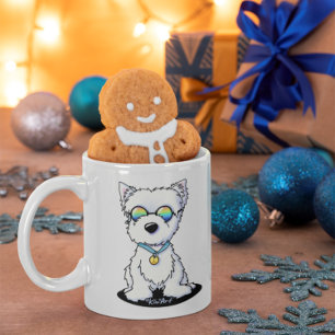 KiniArt Groovy Westie Coffee Mug