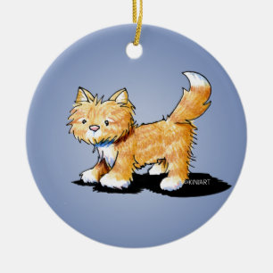KiniArt Kitty Cat Ceramic Ornament