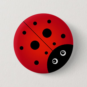 KiniArt Ladybug Button