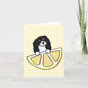 KiniArt Life Lemons Cavalier Card