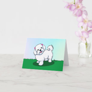 KiniArt Maltese Thank You Card