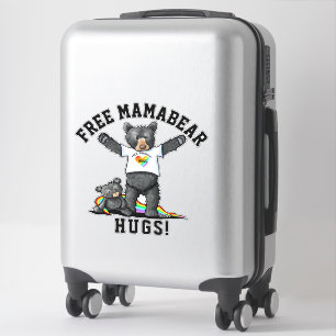 KiniArt Mama Bear Hugs Sticker