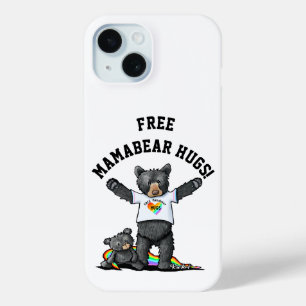 KiniArt Mamabear Hugs iPhone 15 Case