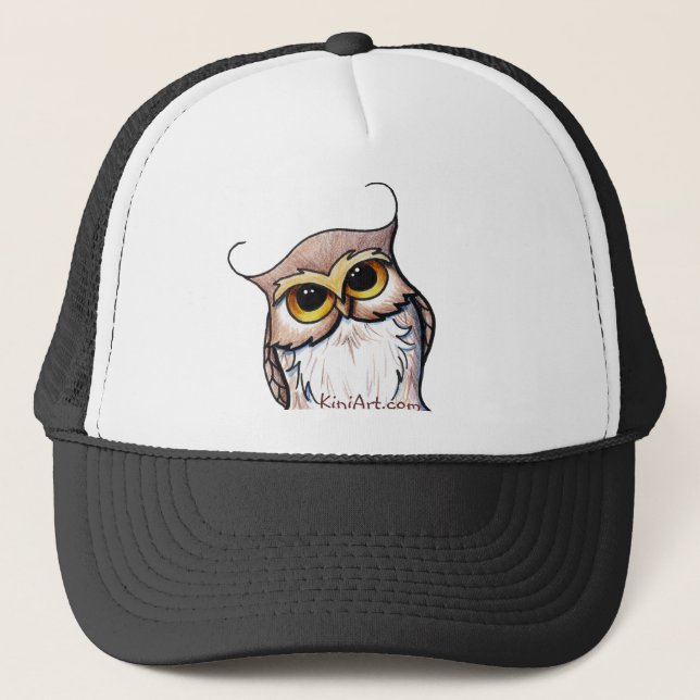 KiniArt OWL Trucker Hat (Front)