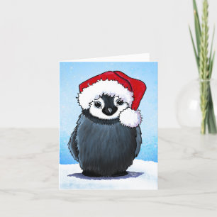 KiniArt Penguin Chick Christmas Card