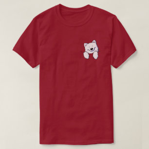 KiniArt Pocket Puppy American Eskimo T-Shirt