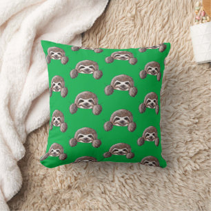 KiniArt Pocket Sloth Cushion