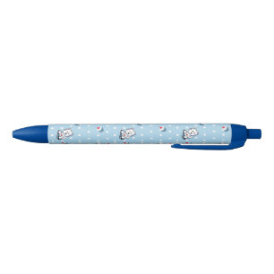 KiniArt Pocket Westies Blue Ink Pen