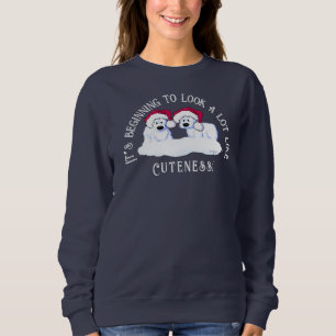 KiniArt Polar Bear Christmas Sweatshirt