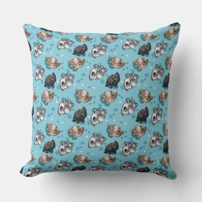 KiniArt Pom Parade Cushion (Front)