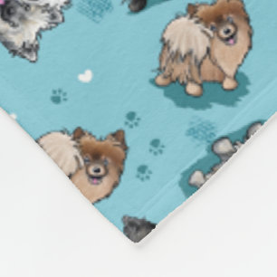 KiniArt Pom Parade Fleece Blanket