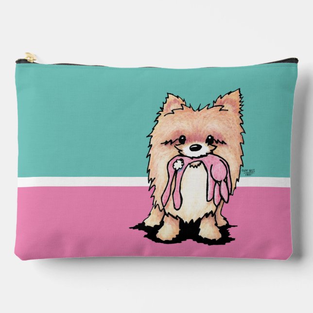 KiniArt Pomeranian Accessory Pouch (Front)