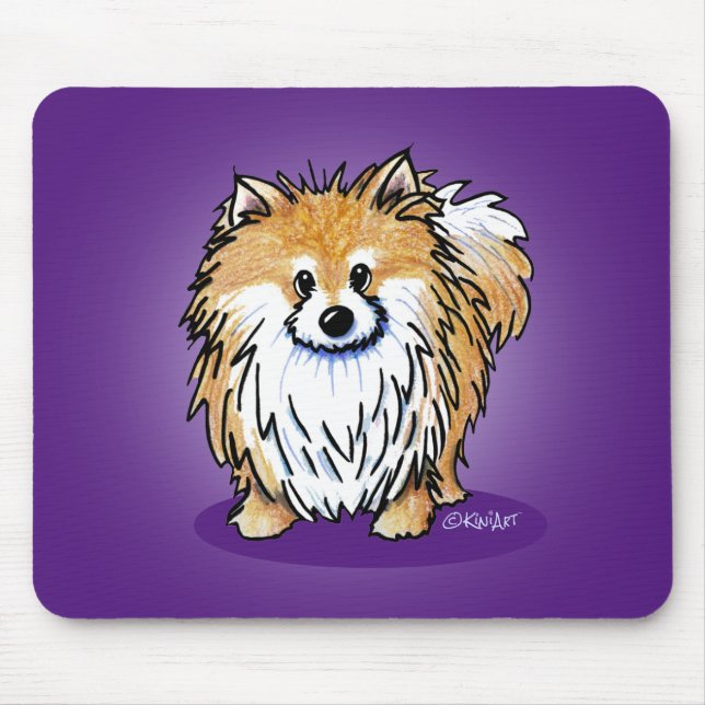 KiniArt Pomeranian Mouse Pad (Front)