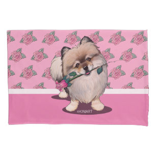 KiniArt Pomeranian Walter Pillowcase