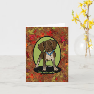 KiniArt Roan Brittany FALL Card