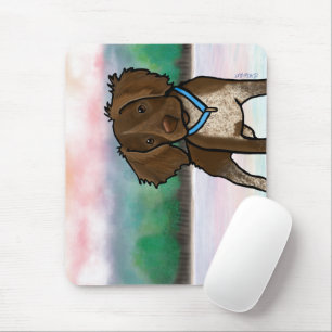 KiniArt Roan Pattern Brittany Mouse Pad